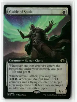 Guide of Souls 0448 Extended Art Foil Modern Horizons 3 MH3 MTG Magic - Image 1