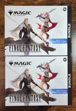 Magic MTG Final Fantasy Bundle - Factory Sealed - Lot Of 2 FF Booster Bundle - Image 1