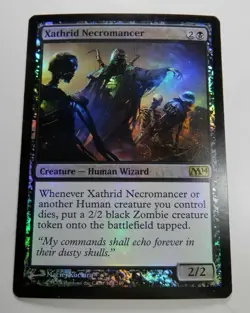 MTG Xathrid Necromancer Magic 2014 M14 Foil *Actual Photos* Magic the Gathering - Image 1