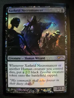 Xathrid Necromancer NM PROMO FOIL Magic 2014 M14 MTG FREE SHIPPING - Image 1