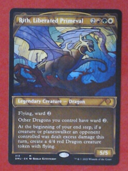 MTG Bling - Showcase - Rith, Liberated Primeval 313 - Dominaria United -E26 - Image 1