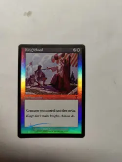 MTG Knighthood- 7th Edition- Uncommon- FOIL- MP - Image 1