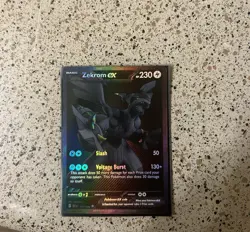 Zekrom ex Pokemon TCG Black Bolt 172/086 BWR English Mint PACK FRESH - Image 1