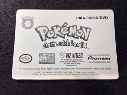 1998 Pokemon Jigglypuff Pioneer Viz Video PIKA-0022D 3D Lenticular Promo Card - Image 2