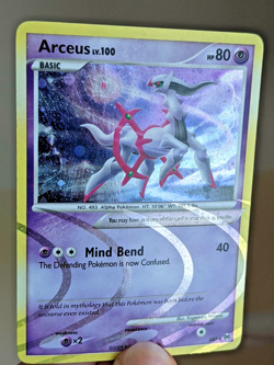 Pokemon: Arceus lv.100 AR7 Rare Holo. Arceus expansion. LP - Image 4