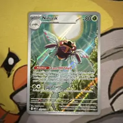 Ninjask 137/132 Pokemon Mega Evolution Holo Illustration Rare - Image 1