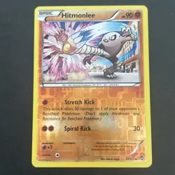 Hitmonlee 47/111 2014 XY: Furious Fists Reverse Holo Uncommon - Image 1