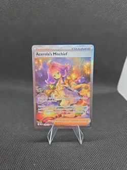 Pokemon Mega Evolutions Acerola’s Mischief Special Illustration Rare SIR 183/132 - Image 1