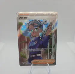 Pokemon TCG Prismatic Evolutions Amarys 132/131 Ultra Rare Full Art Trainer NM/M - Image 1