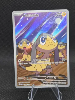 Pokemon MEGA EVOLUTION Helioptile 143/132 English NM Illustration Rare - Image 1