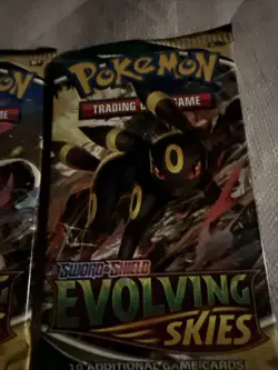 3X Evolving Skies Booster Packs Pokemon TCG FAST SHIPPING (Umb,Ray,Syl) Lot - Image 3