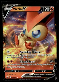 Victini V SWSH01: Sword & Shield Base Set #025/202 Pokemon TCG - Image 1