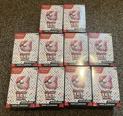 Pokemon TCG Scarlet Violet 151 Booster Bundle Factory Sealed LOT of 10 In Hand - Image 1