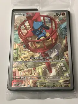 SEALED Riolu Pokemon Center Edition 010 Mega Evolution ETB Promo - Pokemon - Image 1