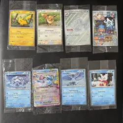 Lot (8) Pokemon 2025 Holiday Calendar Festive Stamped Promos Sealed Complete Set - Image 1