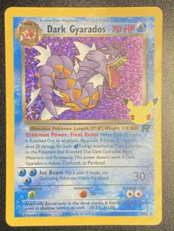 Dark Gyarados Holo 8/82 Pokemon TCG Celebrations Classic Collection NM - Image 1