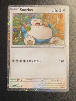 Snorlax Cosmos Holo SVP 122 Black Star Promo Pokemon TCG - S&V NM - Free Ship - Image 1