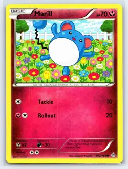 2015 Pokemon TCG Primal Clash Marill Regular Common 102/160 - Image 1