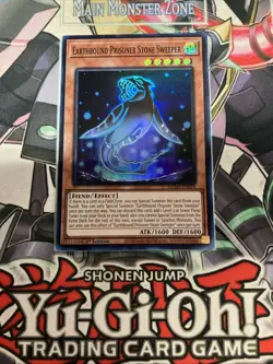 Earthbound Prisoner Stone Sweeper Super Rare 1st Edition MZMI-EN028 Yugioh - Image 1