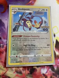 Ambipom - 057/078 - Reverse Holo - Pokemon Go - NM Pokemon Card - Image 1