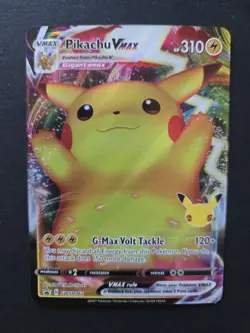 Pikachu VMAX SWSH062 Sword & Shield Promo Holo Card Celebrations - Image 1