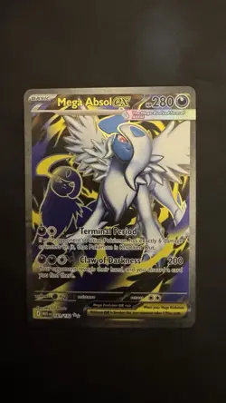 Pokemon Card Mega Absol ex 161/132 - Ultra Rare Full Art - Mega Evolution - Image 1