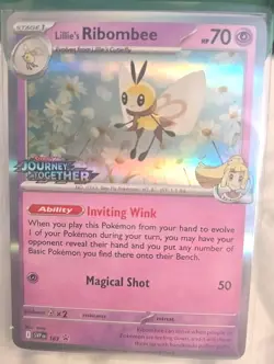 Lillie's Ribombee - 183 (Prerelease) 183 Sv: Scarlet & Violet Promo Cards Holo - Image 1