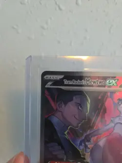 Pokemon TCG Destined Rivals Team Rockets Mewtwo EX Card 231/182 - Image 2