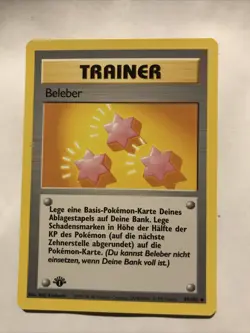 Beleber (Revive) Trainer 1999 Pokemon German Base Set 1st Edition Card 89/102 - Image 1
