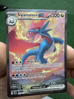 Pokemon TCG Salamence EX 187/159 Journey Together Card - Holo - Pack Fresh! - Image 1