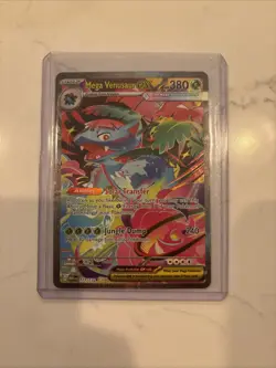 Mega Venusaur EX SIR 177/132 Mega Evolution English pokemon TCG Near Mint Card - Image 1