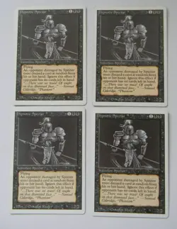 HYPNOTIC SPECTER : MTG : REVISED : 1994 : VERY FINE/NEAR MINT : PRICE PER CARD - Image 1