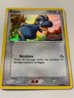 Bagon 43/108 Reverse Holo - ex Power Keepers Pokemon Card - HP - Image 1
