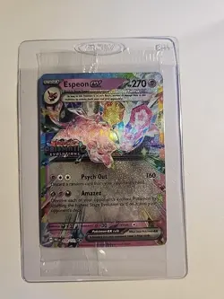 Pokemon TCG Espeon EX 034/131 STAMPED PROMO Card Prismatic Evolutions SEALED - Image 1