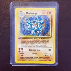 Machamp 8/102 - 1st Edition - Holo Rare - Base Set - Pokemon Card Lot #19 - Image 1