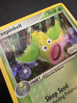 WEEPINBELL Legend Maker Stamped POKEMON Holo 2006 Trading Card 47/92 - HP/DMG - Image 2