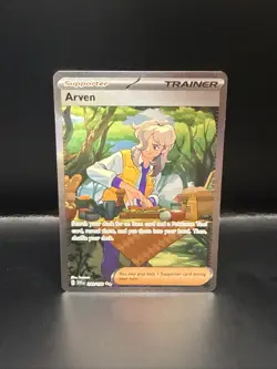 Pokemon TCG Arven Scarlet & Violet Base Set Trainer Card 249/198 Holo - Image 3
