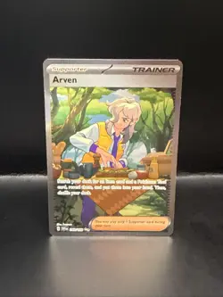 Pokemon TCG Arven Scarlet & Violet Base Set Trainer Card 249/198 Holo - Image 4