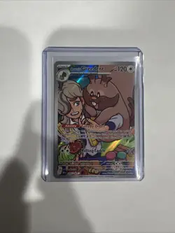 Pokemon TCG Arven's Greedent Card 205/182 Sv10: Destined Rivals IR NM - Image 1