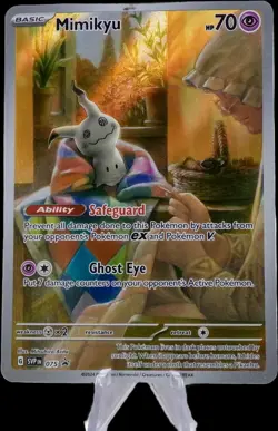 Pokemon TCG Mimikyu #75 Scarlet & Violet Promo Card Near Mint Condition - Image 1