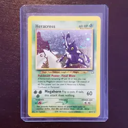 Heracross 6/111 - Holo Rare - Neo Genesis - Pokemon Card Lot #18 - Image 1