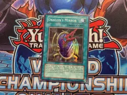 Dragon’s Mirror DR04-EN040 Super Rare VLP Yugioh Card - Image 1