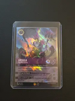 Ursula - Sea Witch Queen (Store Championship) 38 Disney Lorcana Promo Cards Holo - Image 1