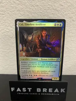 Magic The Gathering Final Fantasy - Cid, Timeless Artificer (Foil) U 0420 MTG - Image 1