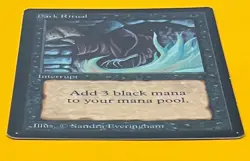 MTG DARK RITUAL Beta (OldManMTG 012-057) - Image 5