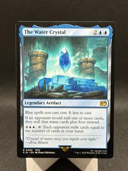 MTG - The Water Crystal - Final Fantasy NM/M Condition - Image 1