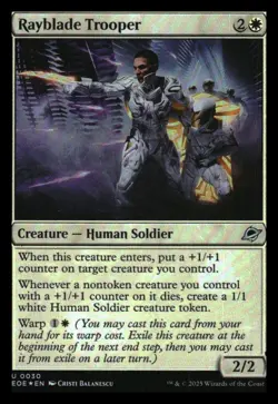 Rayblade Trooper Foil Edge of Eternities MTG NM - Image 1