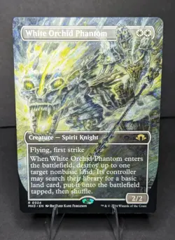 White Orchid Phantom (Borderless) Modern Horizons 3 Regular - Image 1