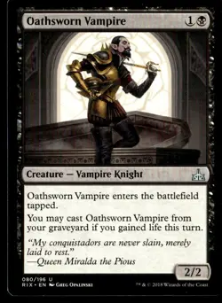 2018 Rivals of Ixalan Oathsworn Vampire Expansion/Uncommon #80 - Image 1