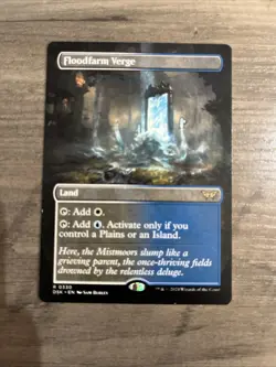Floodfarm Verge (Borderless) Duskmourn: House of Horror Regular - Image 1